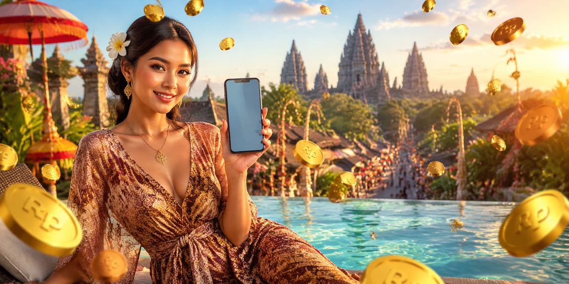 Suasana festival dengan tampilan bonus deposit dan hadiah menarik yang meriah