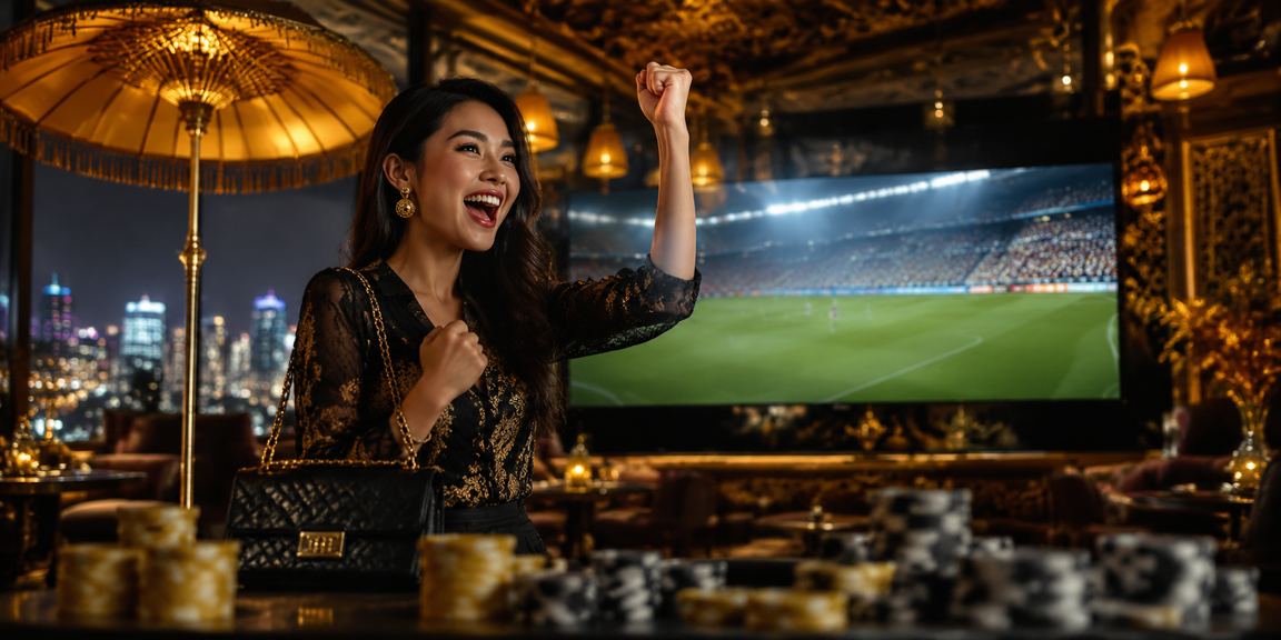 Model Vietnam menunjukkan layar casino dengan pilihan permainan yang beragam