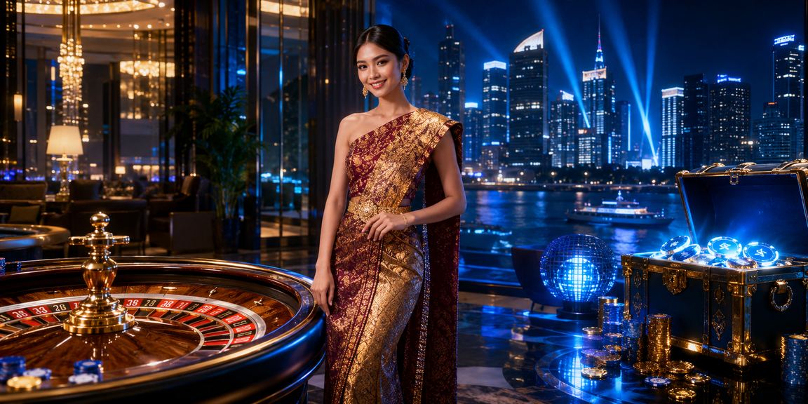 Meja roulette live casino dengan model profesional di platform indoxslot
